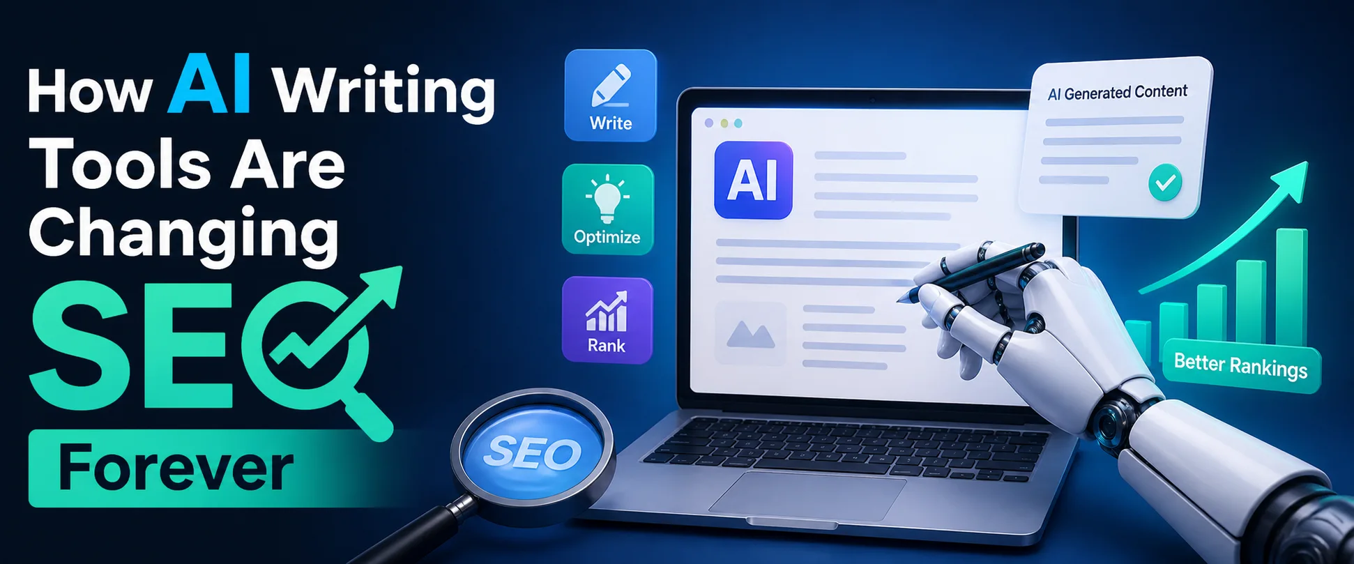 AI Writing SEO Banner